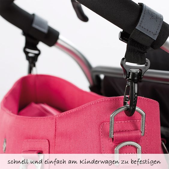 Lässig Wickeltasche Green Label Mix 'n Match Bag - Strawberry