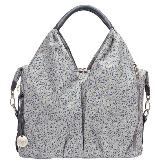 Lässig Borsa a tracolla Green Label - Allover Fleur - Nero Melange