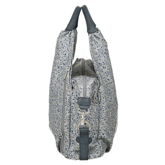 Lässig Borsa a tracolla Green Label - Allover Fleur - Nero Melange
