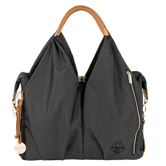 Lässig Wickeltasche Green Label Neckline Bag - Denim Black