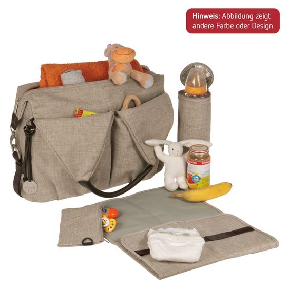 Lässig Wickeltasche Green Label Neckline Bag - Ecoya Burgundy Red