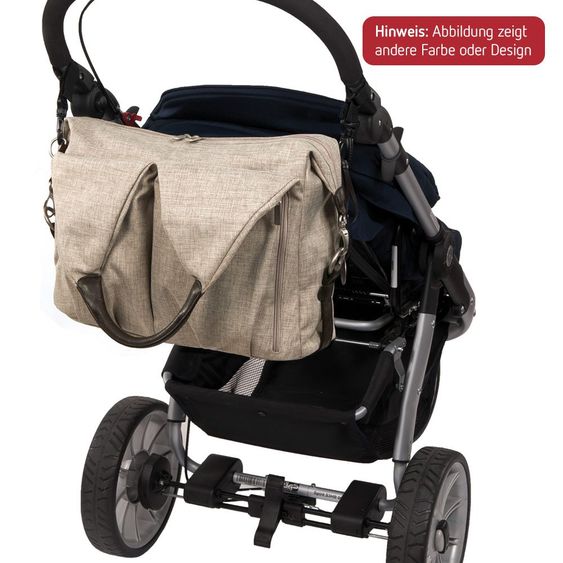 Lässig Wickeltasche Green Label Neckline Bag - Ecoya Burgundy Red