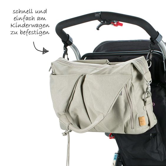 Lässig Wickeltasche Green Label Neckline Bag - Sand