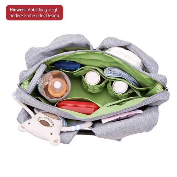 Lässig Wickeltasche Green Label Neckline Bag - Solid Taupe