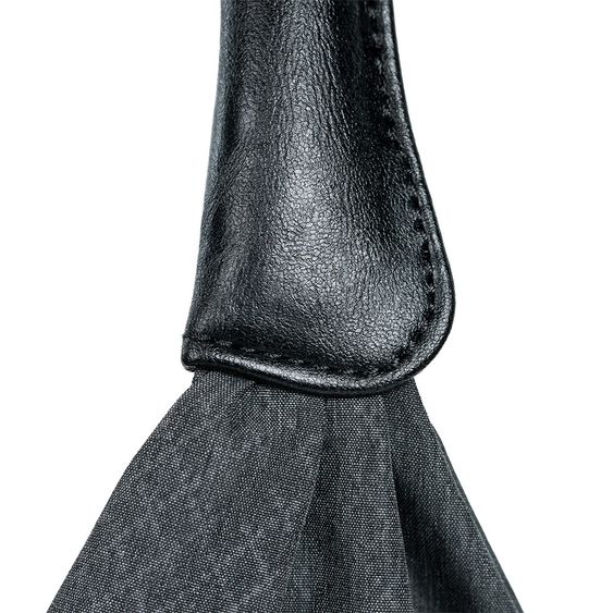 Lässig Wickeltasche Green Label Neckline Bag - Spin Dye - Black Melange