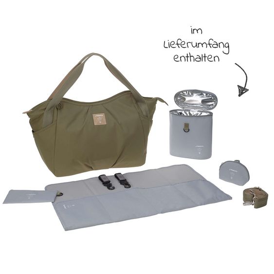 Lässig Diaper bag Green Label Twin Bag - Olive