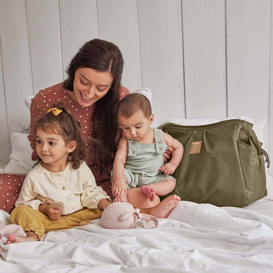 Lässig Diaper bag Green Label Twin Bag - Olive