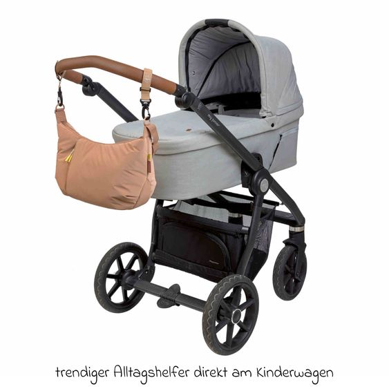 Lässig Wickeltasche Lunua Bum Bag - Almond