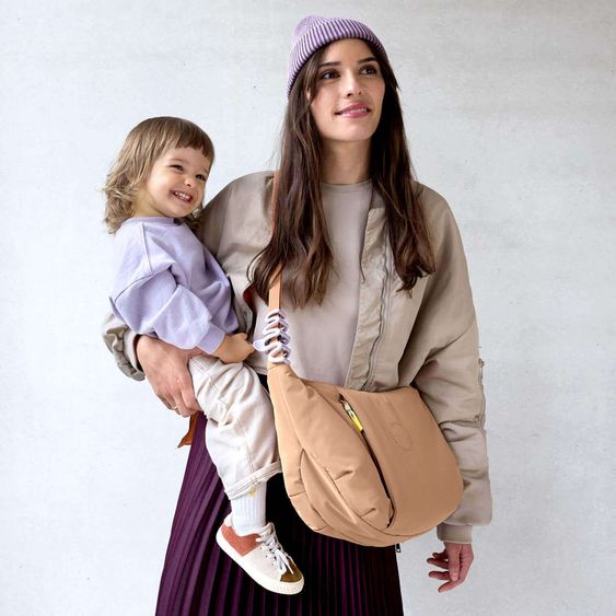 Lässig Wickeltasche Lunua Bum Bag - Almond