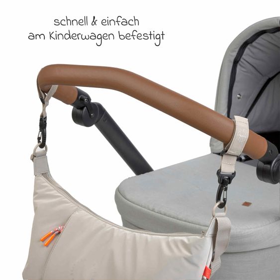 Lässig Wickeltasche Lunua Bum Bag - Beige