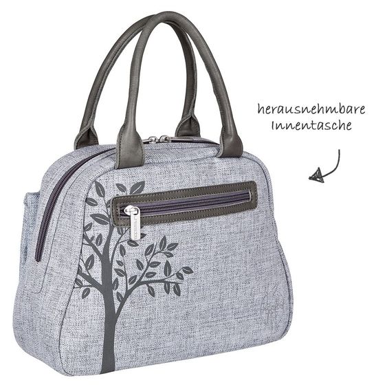 Lässig Wickeltasche Premium Label Fair Bowler Bag - Grey