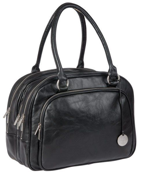 Lässig Borsa per pannolini Tender Multizip - Tinta unita nera