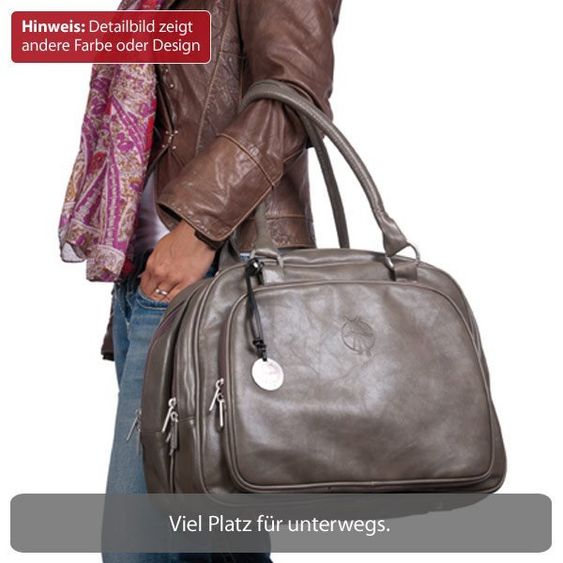 Lässig Borsa per pannolini Tender Multizip - Tinta unita nera