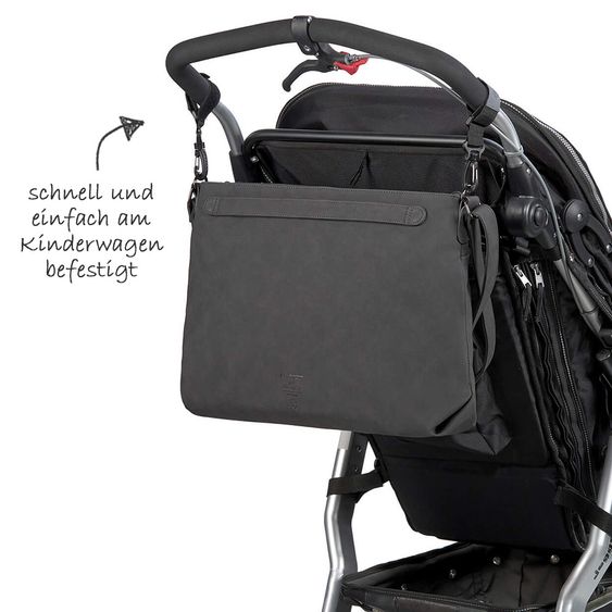 Lässig Wickeltasche Tender Shoulder Bag - Anthracite
