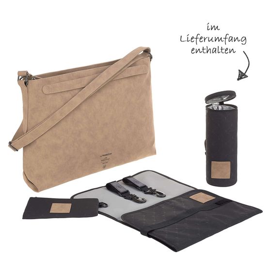 Lässig Wickeltasche Tender Shoulder Bag - Camel
