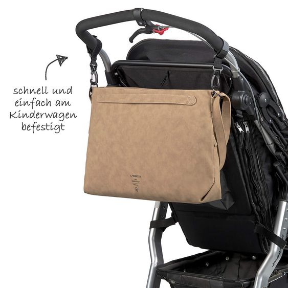 Lässig Wickeltasche Tender Shoulder Bag - Camel