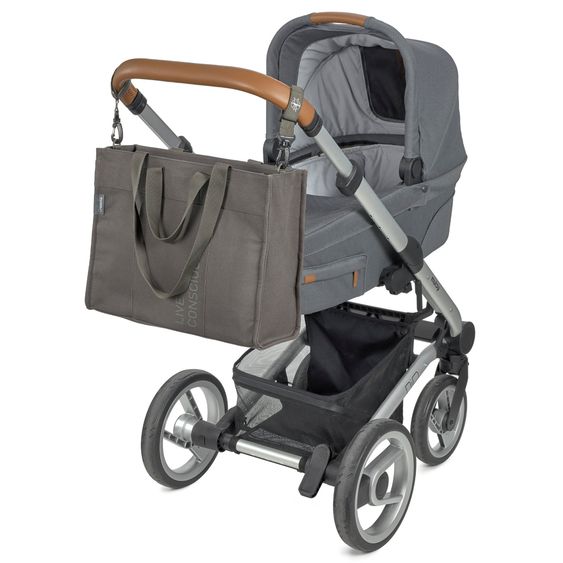 Lässig Wickeltasche Tote Up Bag - Anthracite