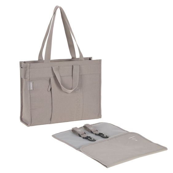 Lässig Wickeltasche Tote Up Bag - Taupe