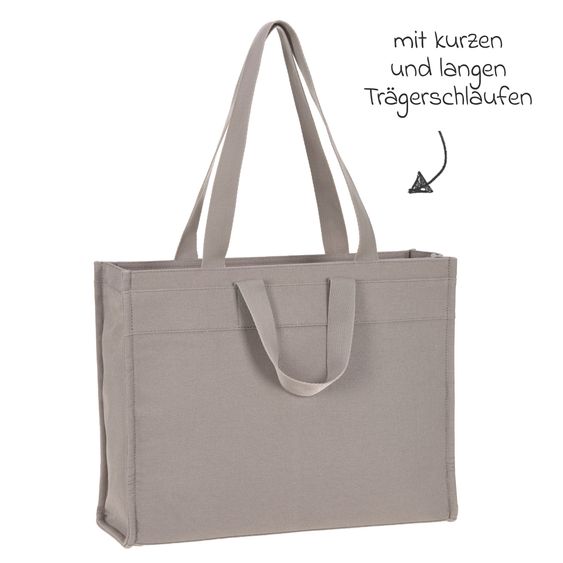 Lässig Wickeltasche Tote Up Bag - Taupe