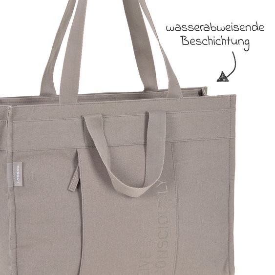 Lässig Wickeltasche Tote Up Bag - Taupe
