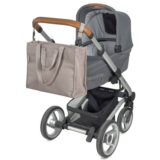 Lässig Wickeltasche Tote Up Bag - Taupe
