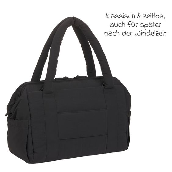 Lässig Wickeltasche Yula Weekender Bag - Black