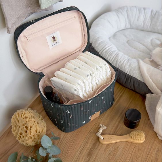 Lässig Wickeltisch Organizer / Utensilo Nursery Caddy To Go - Blobs Forest