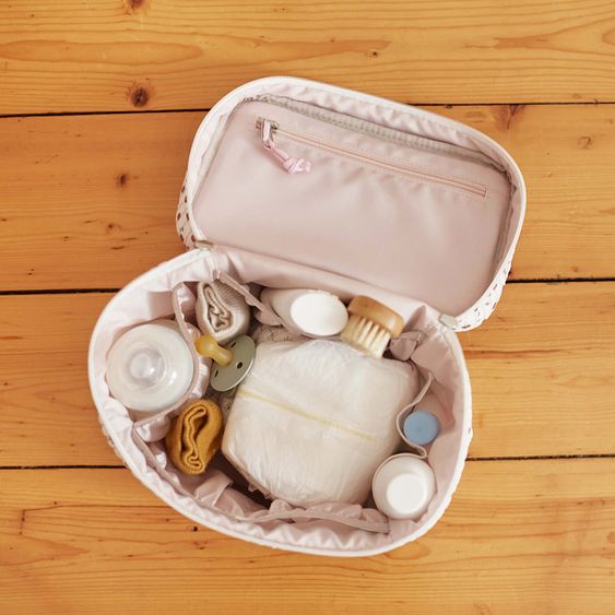 Lässig Wickeltisch Organizer / Utensilo Nursery Caddy To Go - Flowers White