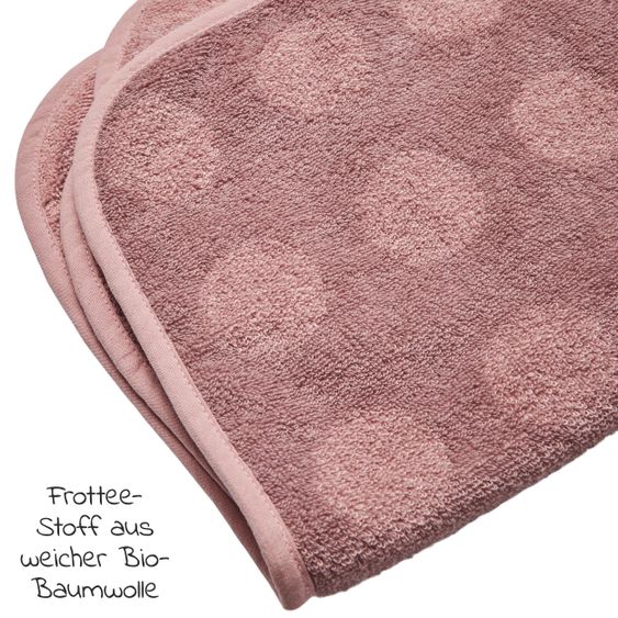 Leander Matty organic cotton changing mat topper - Organic - Wood Rose