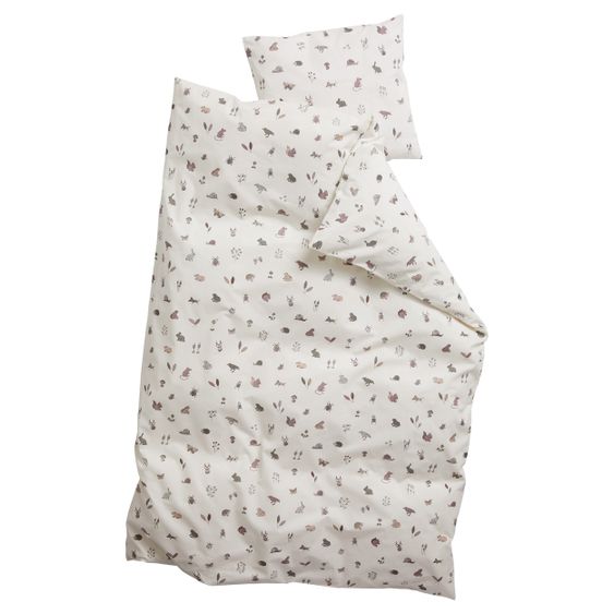 Leander Bettwäsche aus Bio-Baumwolle 100 x 135 cm / 40 x 60 cm - Dusty Rose
