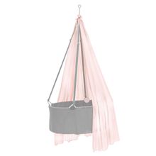 Himmel aus Baumwoll-Voile für Wiege Classic - Dusty Rose