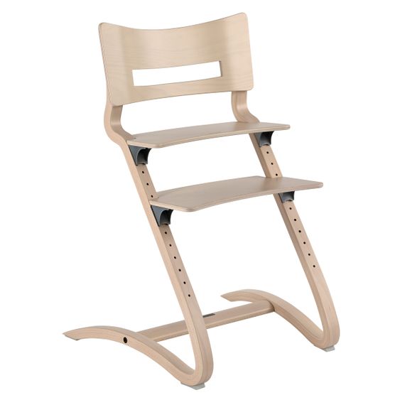 Leander Hochstuhl Classic stabil, individuell einstellbar, mitwachsend - Whitewash