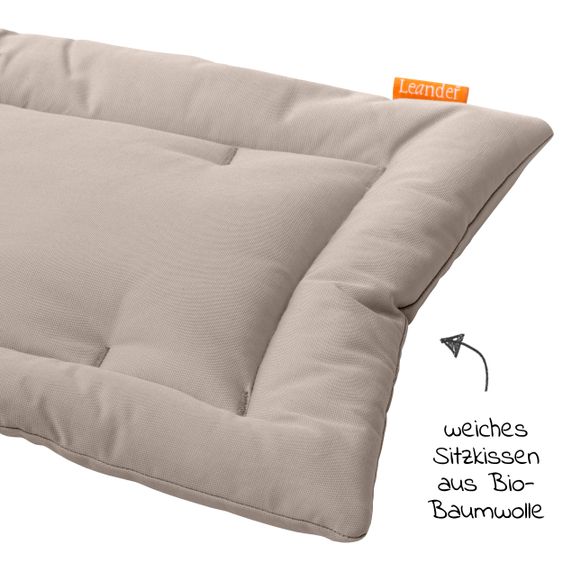 Leander Cuscino per seggiolone Classic - Cappuccino