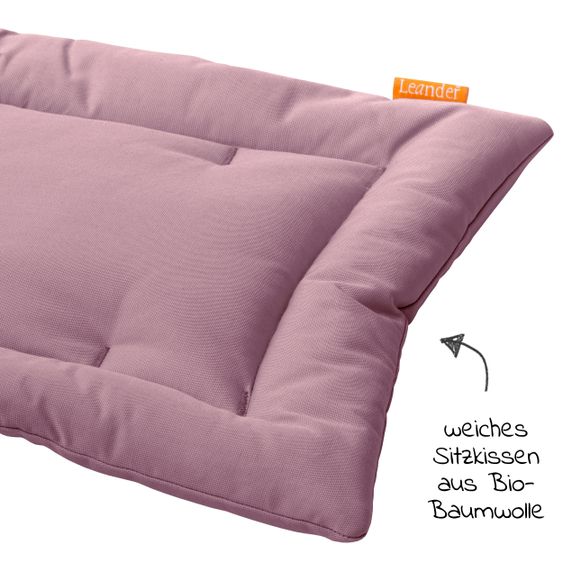 Leander Sitzkissen für Hochstuhl Classic - Dusty Rose