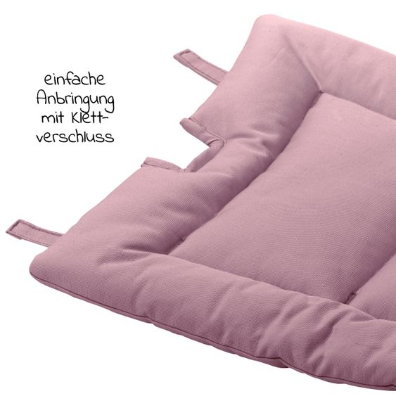 Leander Sitzkissen für Hochstuhl Classic - Dusty Rose