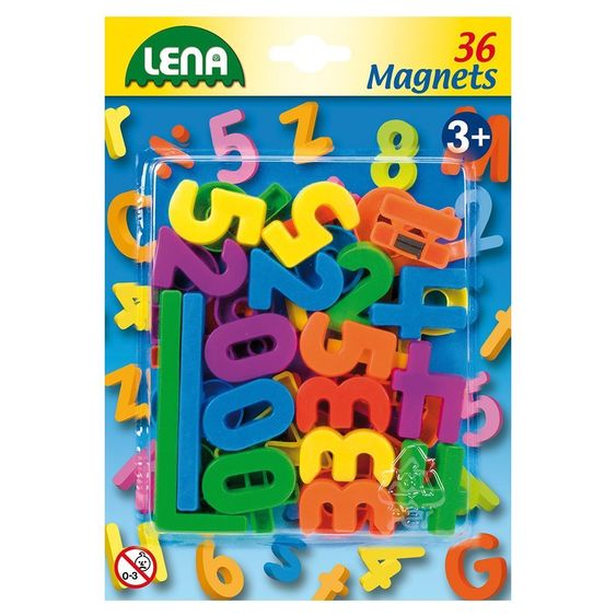 Lena 36-tlg. Set Magnetzahlen