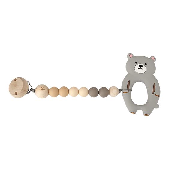Leo et Lea Beißkette - Bear - Grey