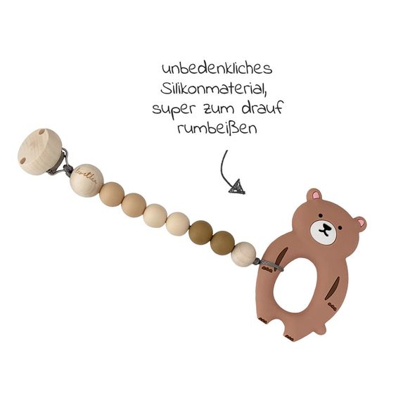 Leo et Lea Beißkette - Bear - Hazel