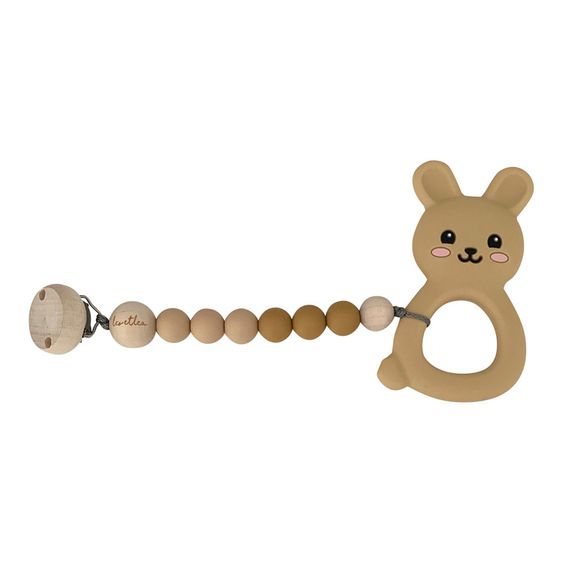 Leo et Lea Beißkette - Rabbit - Camel