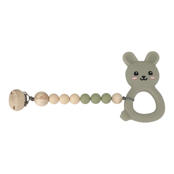 Leo et Lea Beißkette - Rabbit - Grey