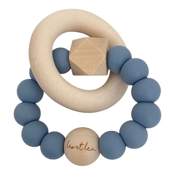 Leo et Lea Beißring Plus - Dusty Blue