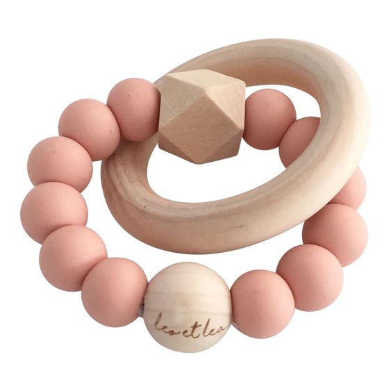 Leo et Lea Beißring Plus - Dusty Rose 