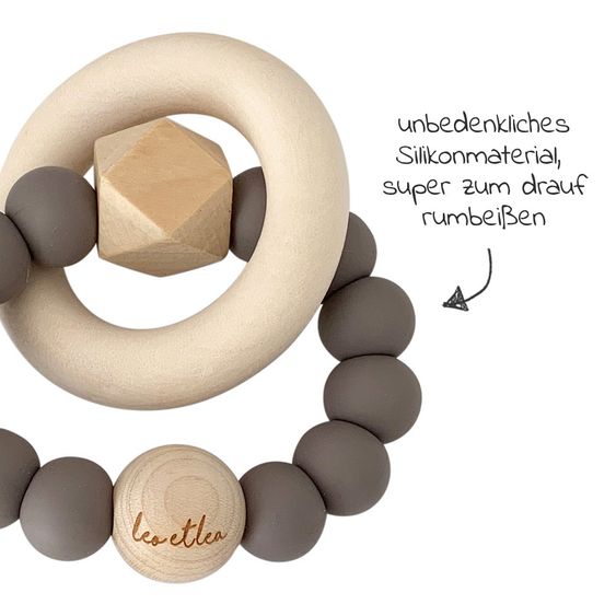 Leo et Lea Beißring - Sunset - Taupe