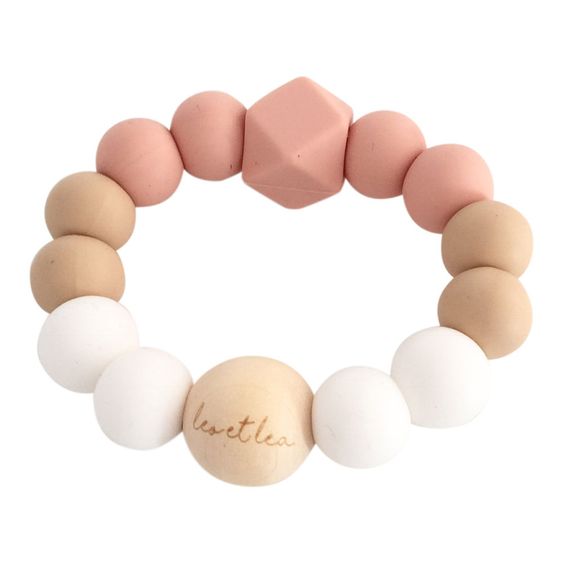 Leo et Lea Ombre Beißring - Rose
