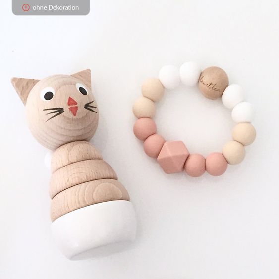 Leo et Lea Ombre Beißring - Rose