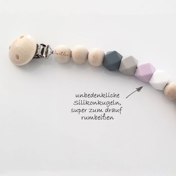 Leo et Lea Schnullerkette - Leo - Lavender