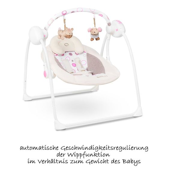 Lionelo Babyschaukel - Ruben - Pink
