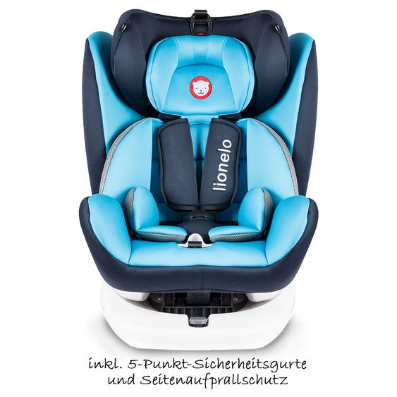 Lionelo Kindersitz - Bastiaan 360° - ISOFIX - Blau / Weiß