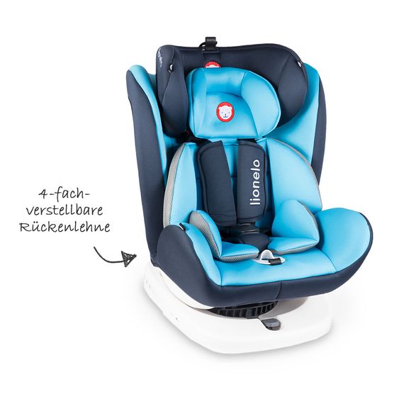 Lionelo Kindersitz - Bastiaan 360° - ISOFIX - Blau / Weiß