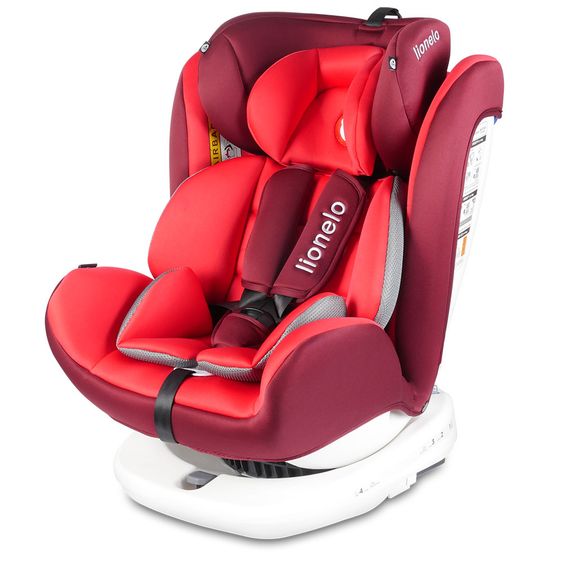 Lionelo Kindersitz - Bastiaan 360° - ISOFIX - Rot / Weiß